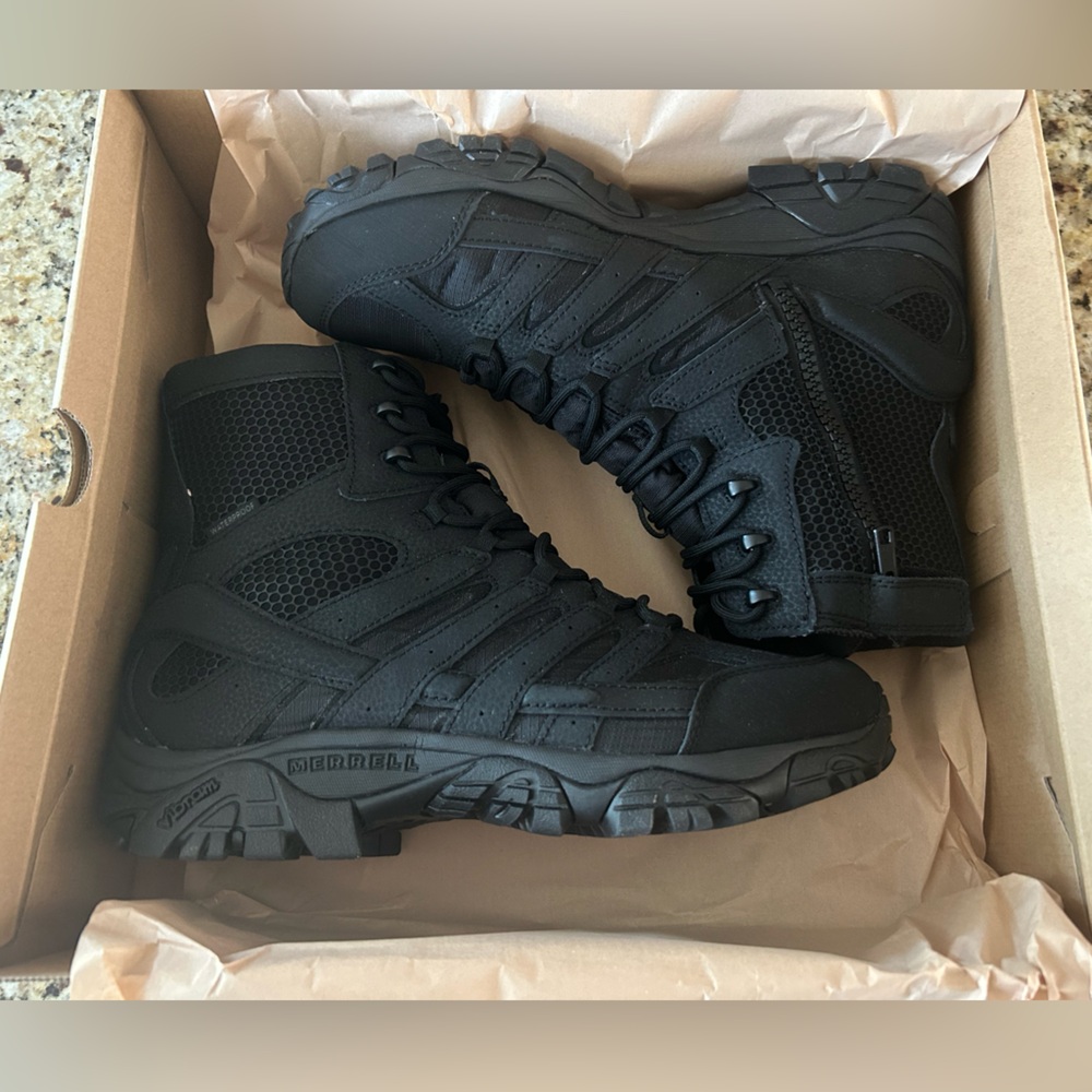 Merell Moab Tactical Waterproof 8” boots size 10 New in box